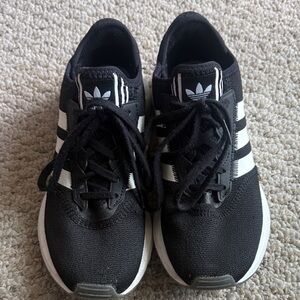 adidas Women's Black and White Athletic Sneakers